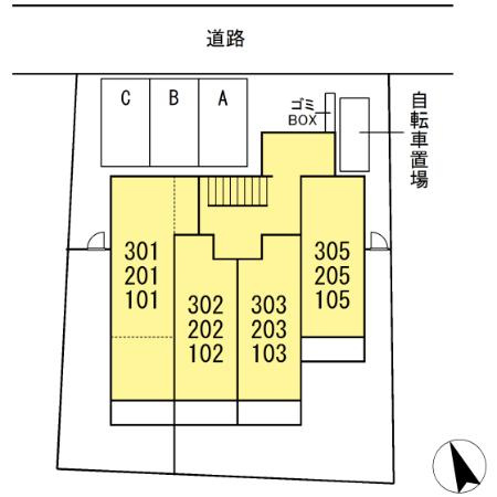 ボンヌシャンスの区画図