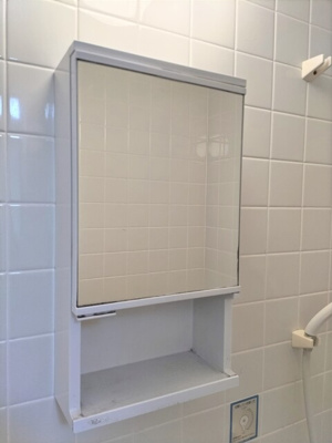 ☆鏡裏収納のある洗面