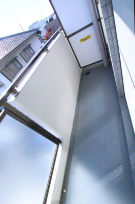 南東向きのバルコニー♪