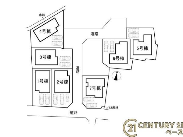 リーブルガーデン菅原町 １号棟 ／新築一戸建の区画図|■こちらの物件は１号棟です！■