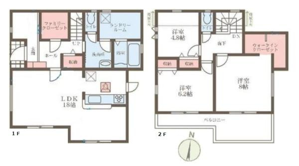 リーブルガーデン菅原町 ７号棟 ／新築一戸建の間取り