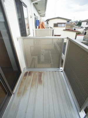 【バルコニー】 | カーサ・アルドーレＢ | 日当たり良好！お洗濯物がたくさん干せます♪