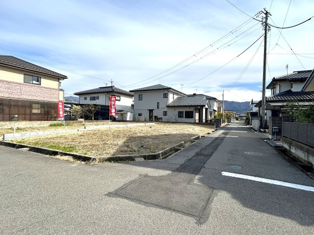 東邦ピュアコート東犀南Ⅱ　1号地の前面道路含む現地写真|西側道路