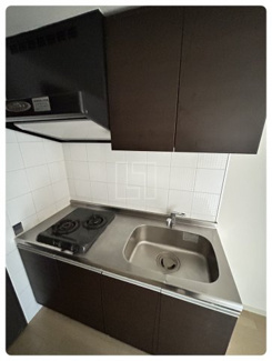 【キッチン】 | 南堀江アパートメントシエロ | 南堀江アパートメントシエロ　2口ガスシステムキッチン