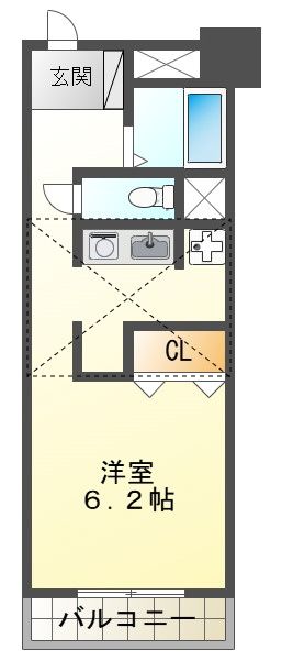 学園カレッジハイツの間取り