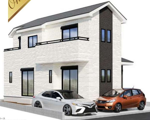 【仲介手数料無料】清瀬市竹丘５期全１棟　清瀬市の新築住宅なら西武ハウジングの外観パース