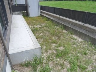 セジュール深川　A棟の庭