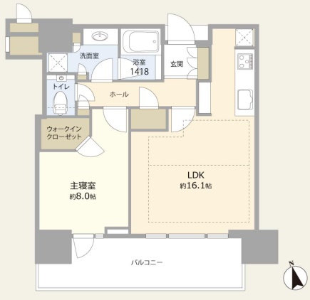 パークコート浜離宮ザタワーの間取り