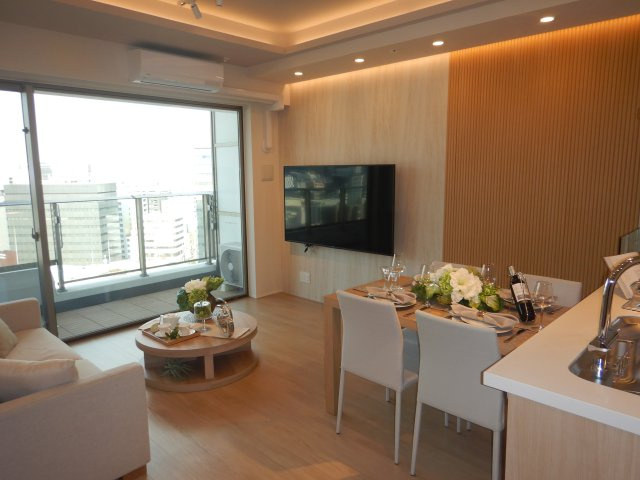 パークシティ中央湊ザタワーのエントランス