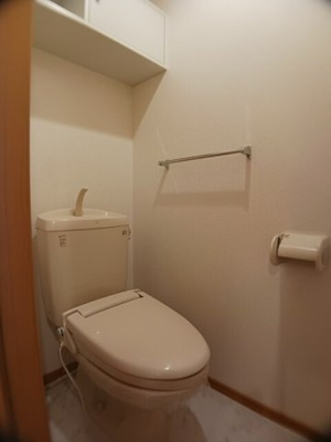 【トイレ】 | セントラル道本Ｂ | 清潔感のあるトイレです