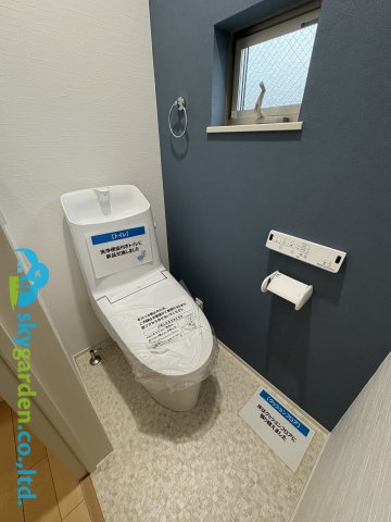 茅ヶ崎市室田1丁目　中古戸建のトイレ|ゆったりとした空間のトイレです