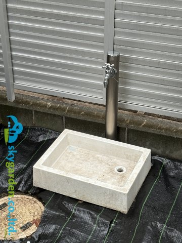 茅ヶ崎市室田1丁目　中古戸建のその他|外の立水栓