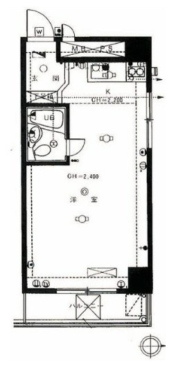 【間取り】 | トーカン池袋第2キャスティール | 現在賃貸中のお部屋ですが、退去確定していますので、内覧可能です！