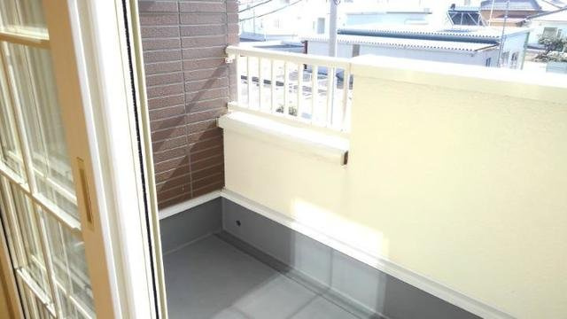 ハーモニーＡのバルコニー