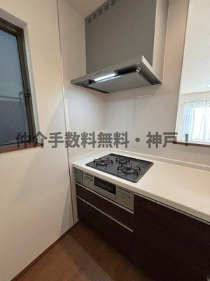 【キッチン】 | 神戸市垂水区霞ケ丘６丁目　新築戸建１号棟　仲介手数料無料！ | お料理しやすいキッチンです