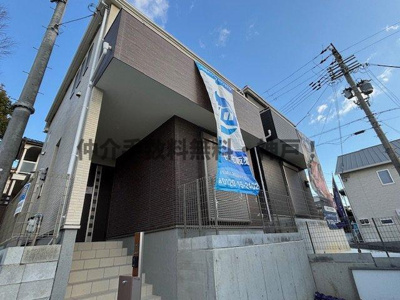 【外観】 | 神戸市垂水区霞ケ丘６丁目　新築戸建１号棟　仲介手数料無料！ | 外はこのようになっています