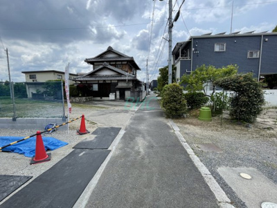 【前面道路含む現地写真】 | 草津市木川町　１期１号棟