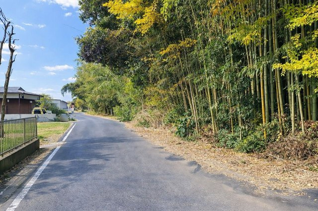 宇都宮市上籠谷町の前面道路含む現地写真