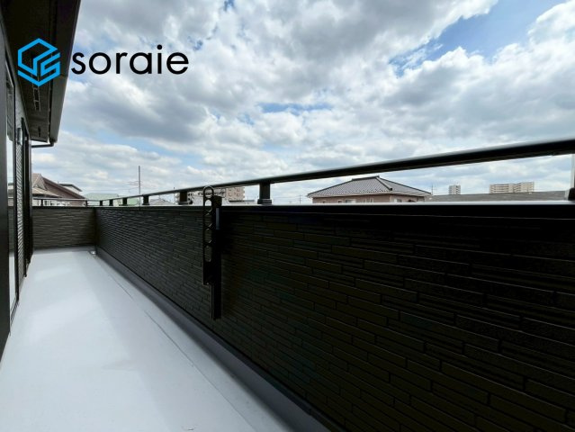 入間市下藤沢5期　全1棟　新築戸建のバルコニー|4月6日撮影
