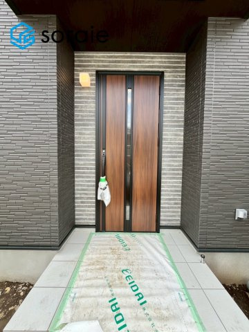 入間市下藤沢5期　全1棟　新築戸建の玄関|4月6日撮影