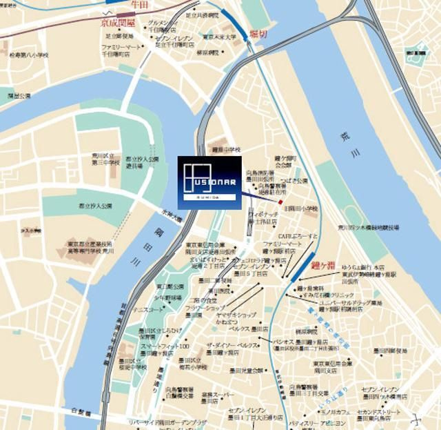 フュージョナル墨田のその他|地図