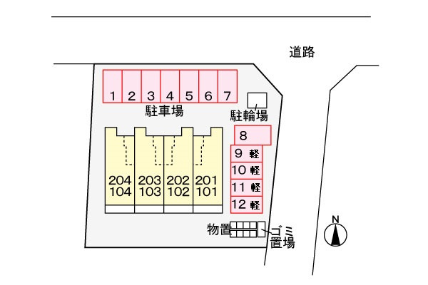ジェネシスの駐車場|駐車場