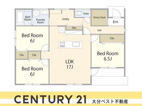 AG-HOUSE　梅が丘　A棟の間取り|※図面と現況が異なる場合は現況を優先させていただきます。