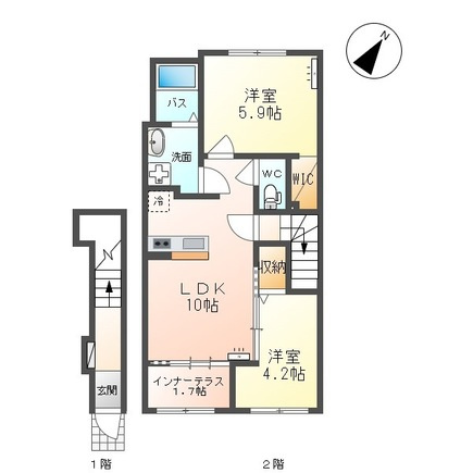 パルティーダ・Ｔの間取り|間取図