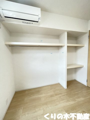 【収納】 | レジデンス鳥生１０ | オープンクローゼットです