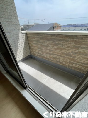 【バルコニー】 | レジデンス鳥生１０ | バルコニー付きです