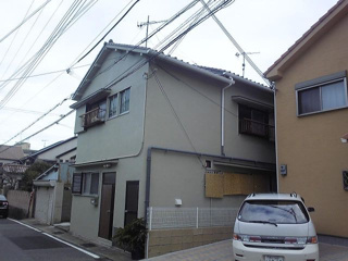 野田通1/2貸家の外観