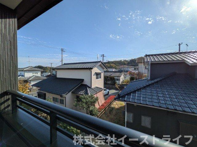 【新築戸建】　いわき市若葉台1丁目第2　限定1棟　長期優良住宅の展望|インナーバルコニーからの眺望です