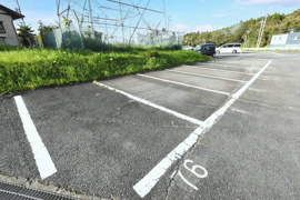 駐車場に車を止められます