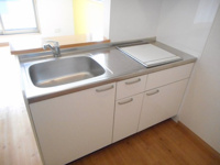 コンパクトなキッチンで掃除もラクラク