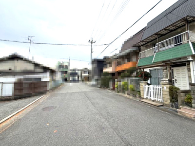 【前面道路含む現地写真】 | 【プレイワーク鳥飼本町】鳥飼北小・建築条件なし・更地渡し・土地22.0坪 | 前面道路含む現地写真です