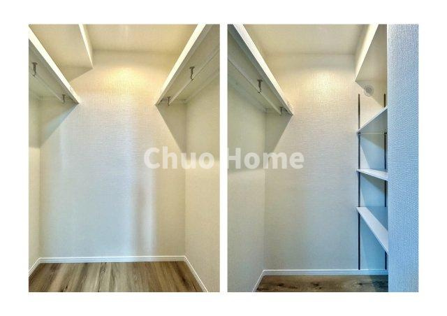 ダイアパレスアビエント亀戸の収納|ウォークインクローゼット×2