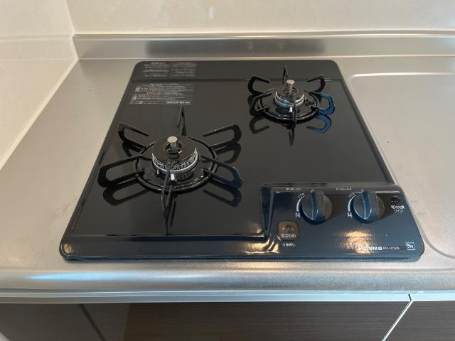 藤のキッチン|二口コンロ