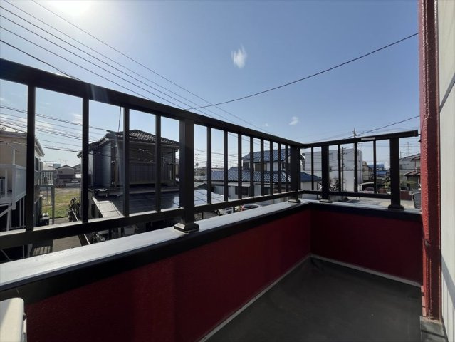 ハートビレッジのバルコニー|バルコニーからの眺めを楽しみながら食事をしませんか