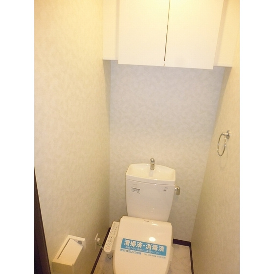 ゆったりとした空間のトイレです