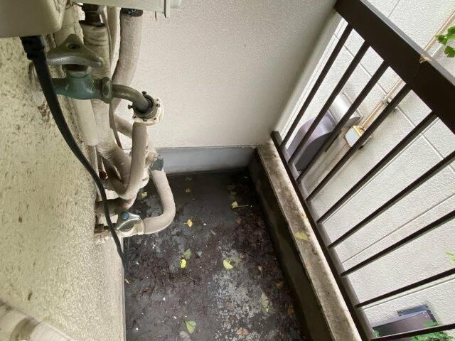 新和コーポのバルコニー