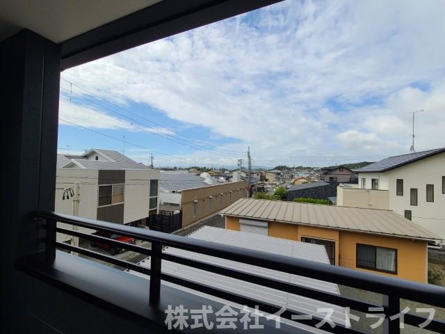 【新築戸建】　いわき市小名浜岡小名第2　全2棟　長期優良住宅の展望|2号棟写真　インナーバルコニーからの眺望です。