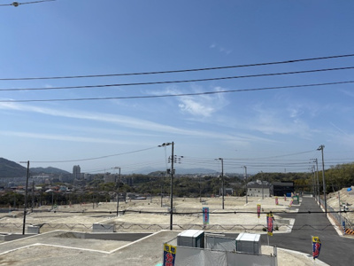 【展望】 | 神戸市須磨区北須磨タウン　新築戸建H-1号棟　仲介手数料無料！ | 眺望です。