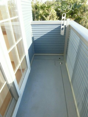 【バルコニー】 | リーヴァ菅池Ｂ | 陽当たり良好なバルコニーです