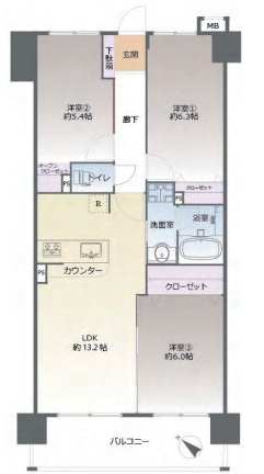 【間取り】 | アンピール教育大前☆仲介手数料無料☆