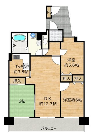 テラスノバ穂積の間取り