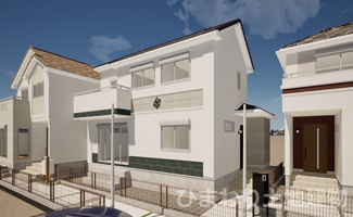 【間取り】 | 厚木市金田  2号棟 4期 | 網戸標準仕様　シャッター5箇所付　Ｗロックカードキー（FamiLock 電池式）　南向きバルコニー　食洗器・浄水器　浴室乾燥機+窓・浴室TV　屋根洋瓦葺き　全居室収納　LDK17.6帖+洋室4.5帖