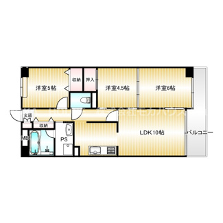 【間取り】 | ライオンズマンション姫路西今宿