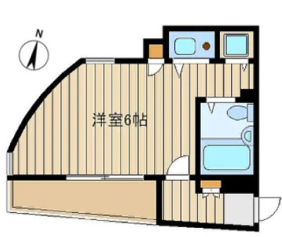 【間取り】 | エミグランド南長崎 | 南向きのお部屋なので、陽当たり・通風良好です！