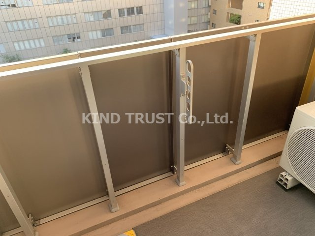 扇町公園プライマリーワンのバルコニー|広々としたバルコニーです