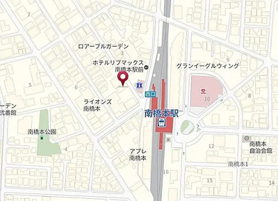 【地図】 | 朝日プラザ南橋本